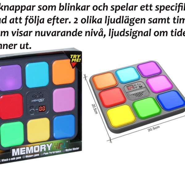 MEMORY SPEL 21x23x4CM