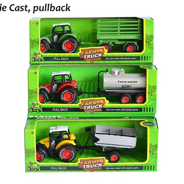 TRAKTOR M SLÄP D/C 24x9CM 3SO