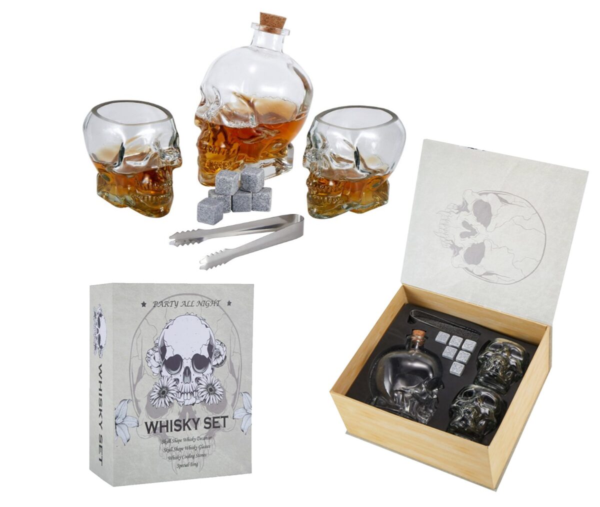 25198 WHISKEYSET I LÅDA 10-DEL - Bild 1