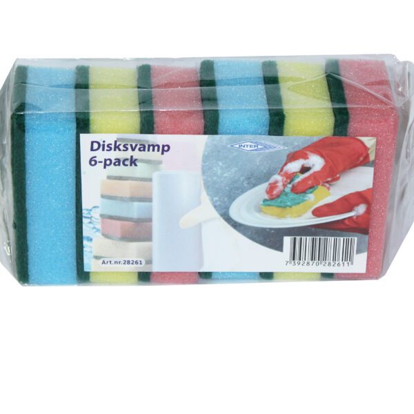 DISKSVAMP 9x6x3CM 6-PACK