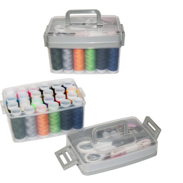 SYTILLBEHÖR I LÅDA 13x9x8CM