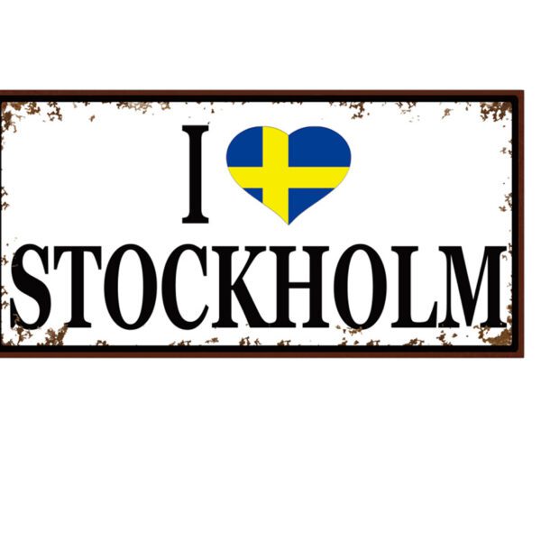 PLÅTSKYLT STOCKHOLM 15X31CM