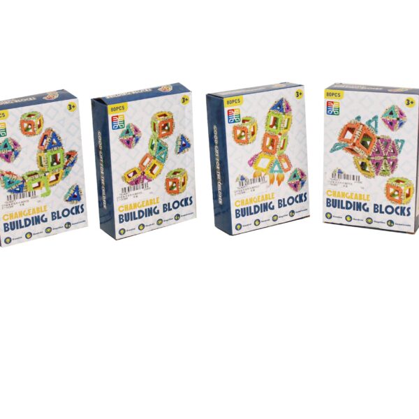 BYGGSATS 80 DEL. 11x17CM 6SO