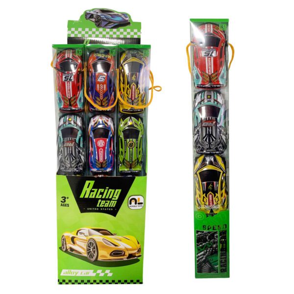 BILAR 4/SET  PULL-BACK 12.5x5CM 6FG