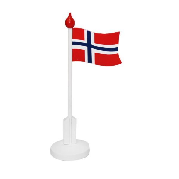 BORDSFLAGGA TRÄ H:33CM