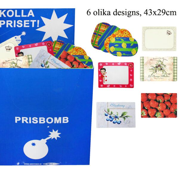 UNDERLÄGG PLAST 6 OLIKA