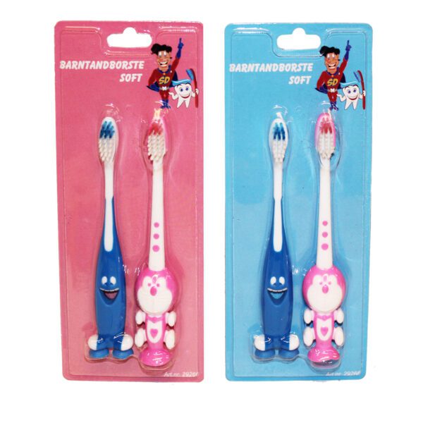 TANDBORSTE BARN 2-PACK