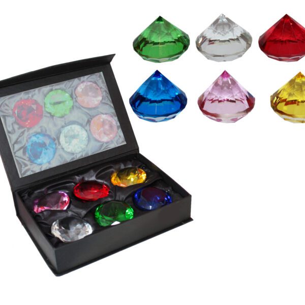 GLASDIAMANT 3x4CM 47G 6/SET