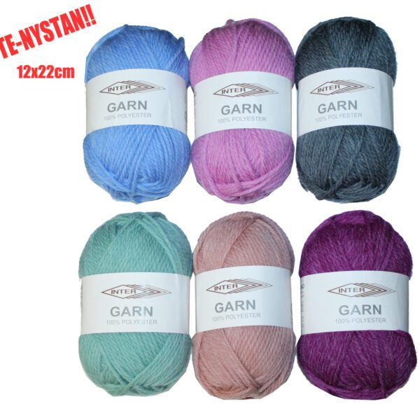 GARN 100% POLYESTER 120M/150G 6FG