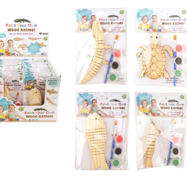 MÅLARSET TRÄ 14x9CM 4SO