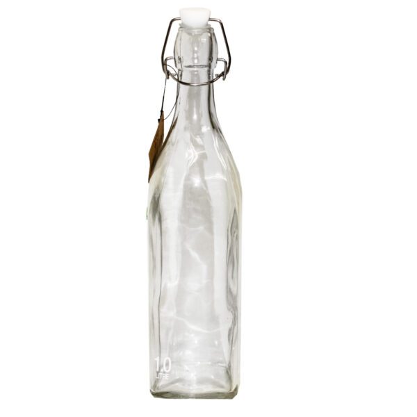 FYRKANTIG FLASKA 1LT