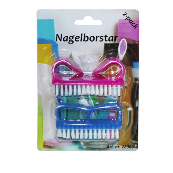 NAGELBORSTE 7.5x4CM 2-P 2FG