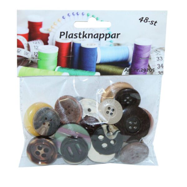 KNAPPAR 48-PACK 0.8~3CM SOF