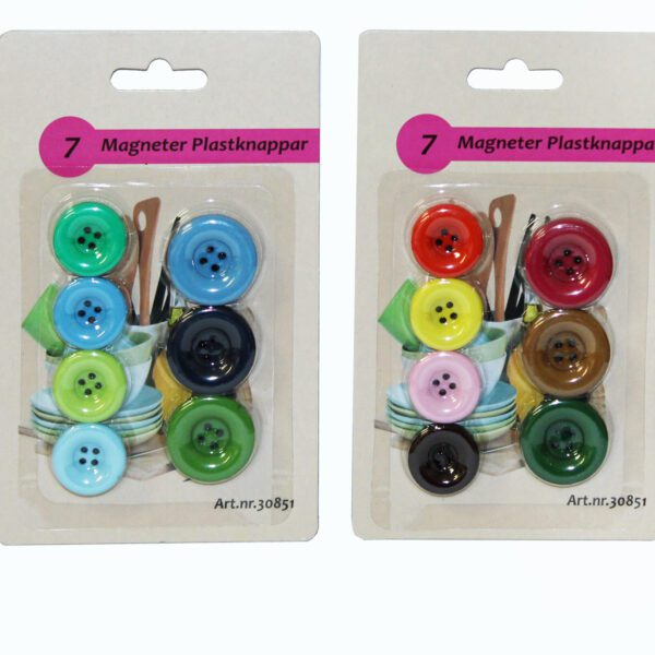 MAGNET PLASTKNAPPAR 7-PACK