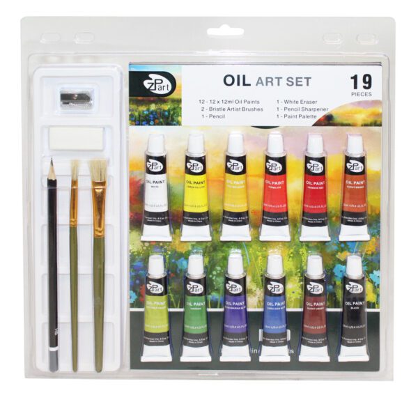 OLJEFÄRGTUBER 12ML 12ST 19-PACK