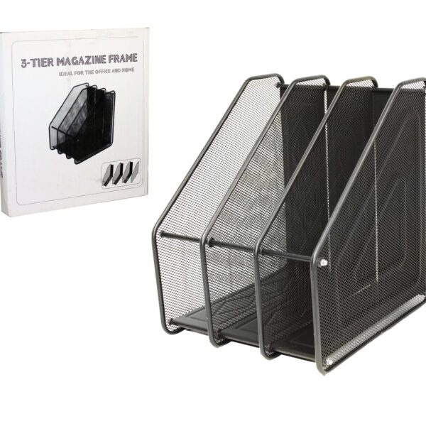 TIDSKRIFTSSAMLARE METALL 31x29x24CM