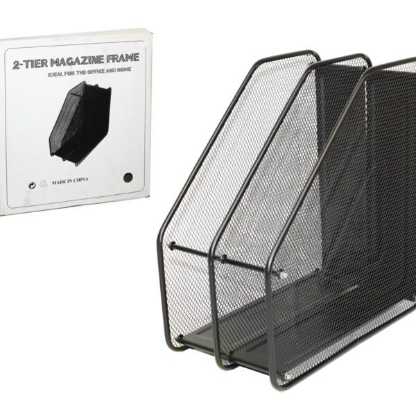 TIDSKRIFTSSAMLARE METALL 31x29x16CM