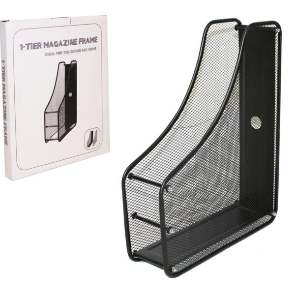 TIDSKRIFTSSAMLARE METALL 31x29x8,5CM