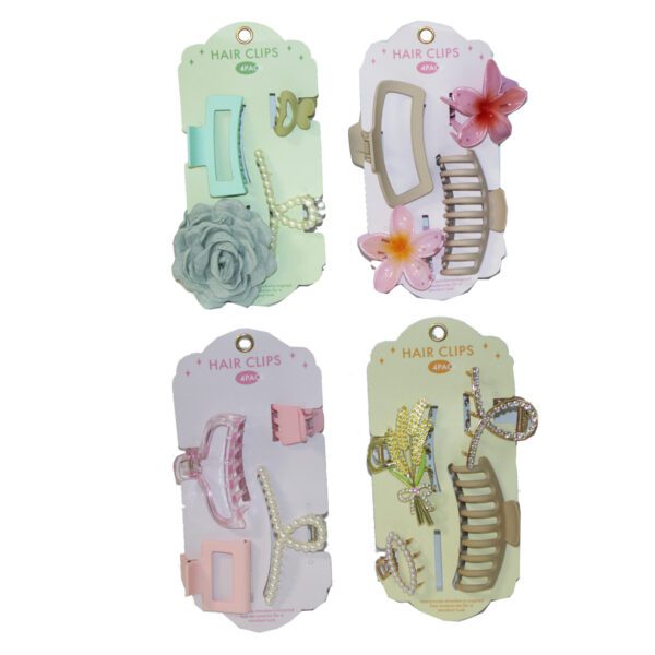 HÅRKLÄMMA 4-PACK 4SO