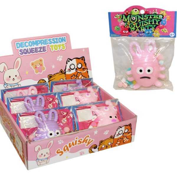 SQUEEZE MONSTER 9x8CM 4SO