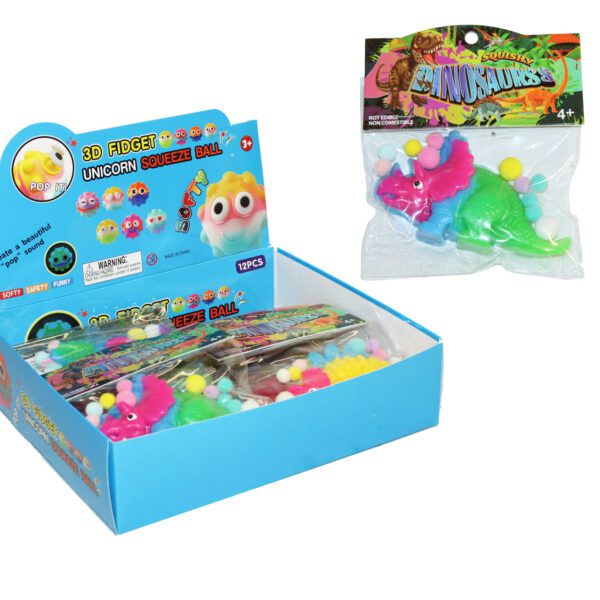 SQUEEZE DINO 11x6,5CM 3SO