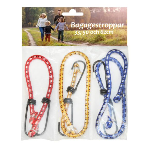 BAGAGESTROPPAR 33/50/62CM