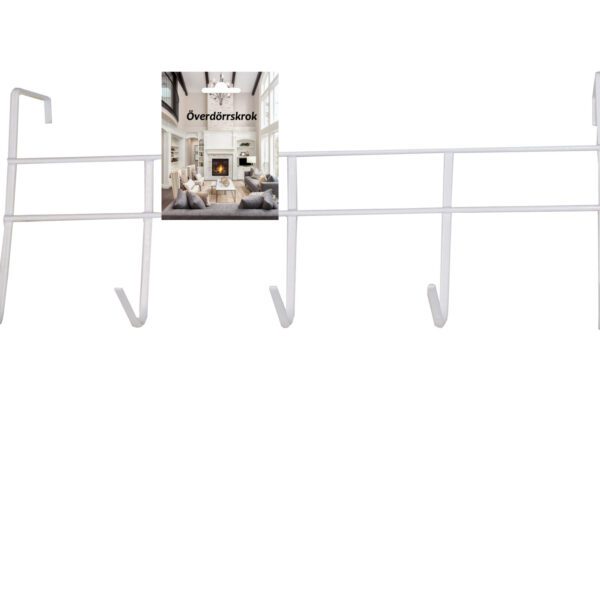 ÖVERDÖRRSKROK 5 KROKAR 38x16CM