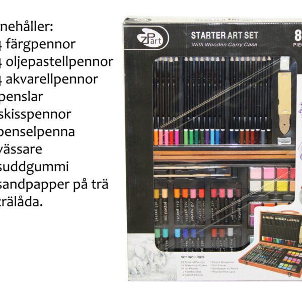 ARTISTSET 80-DELAR 37x50CM