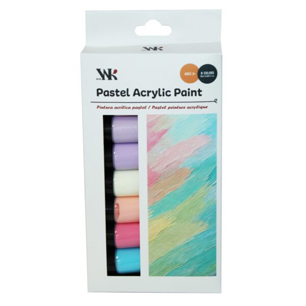 AKRYLFÄRG PASTELL 25ML 8-PACK