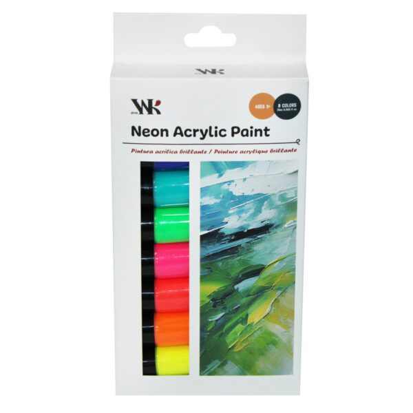 AKRYLFÄRG NEON 25ML 8-PACK