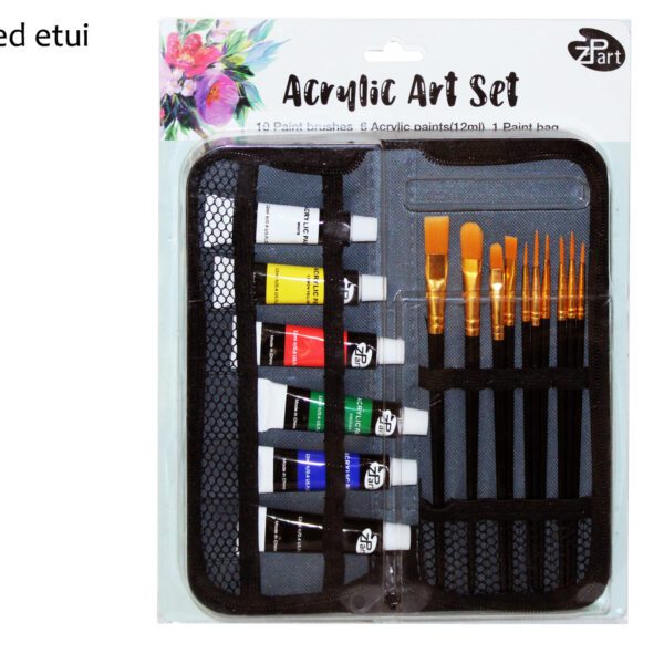 AKRYLFÄRGTUBER 6x12ML 23x30CM