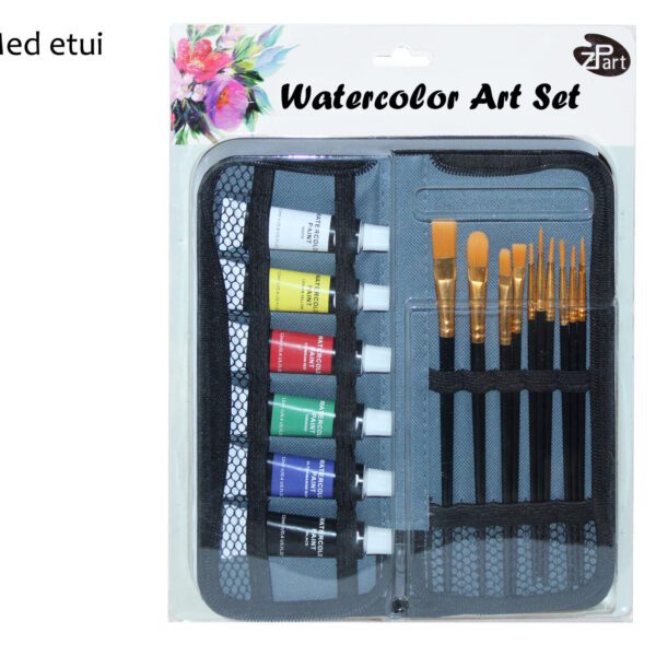 VATTENFÄRGTUBER 6x12ML 23x30CM