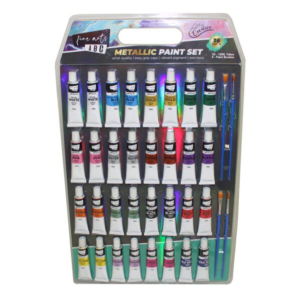 ACRYLFÄRGTUBER 12ML 32-PACK