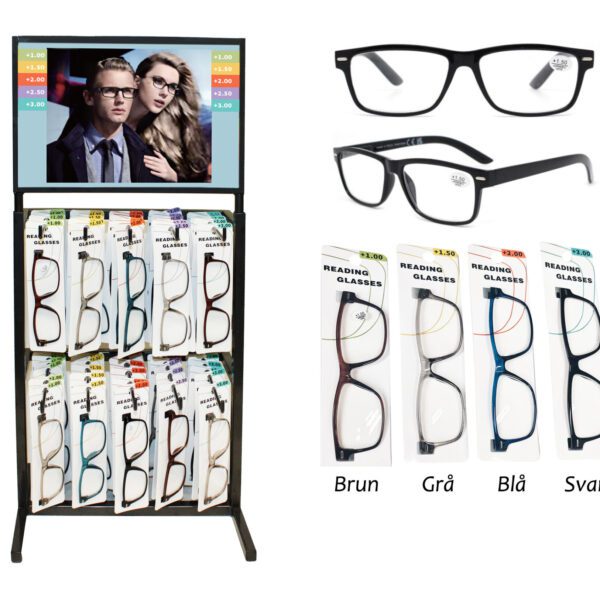 LÄSGLASÖGON 5 STYRKOR 4FG