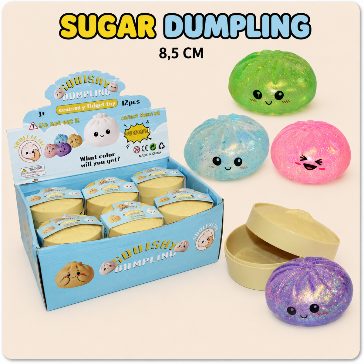 a7a02f78-f36e-4e55-bfa0-43779edf5f59 (1) DUMPLING SUGAR SQUEEZE 8,5CM - Bild 1