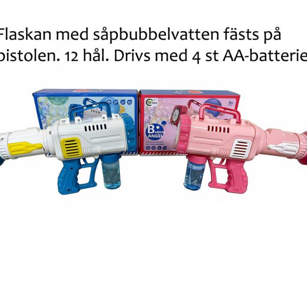 SÅPBUBBELPISTOL 27x7x18CM 2FG