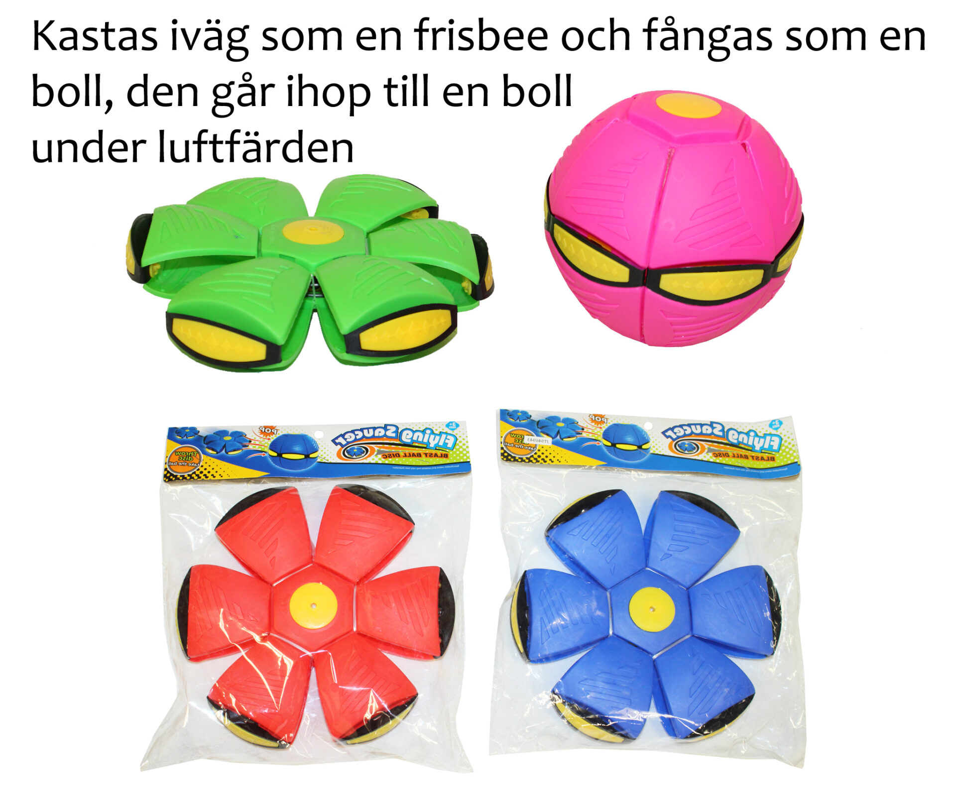 16467 FLYGANDE DISC/BOLL 26x31CM 4SOF - Bild 1