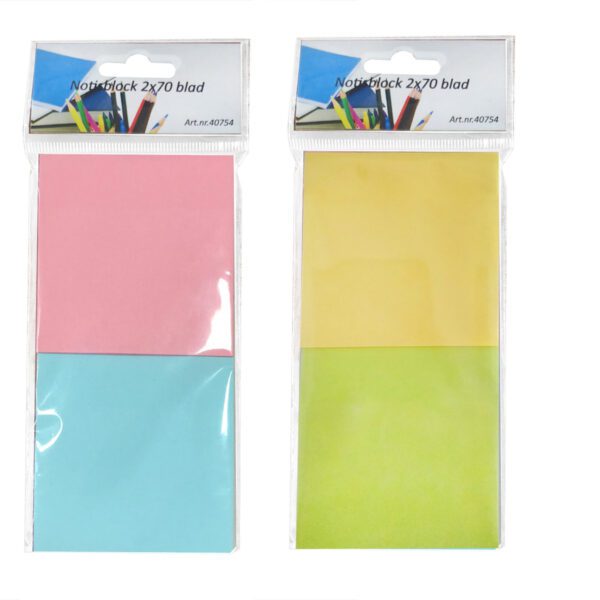 POST-IT SET 7,6CM 70-SID 2/SET
