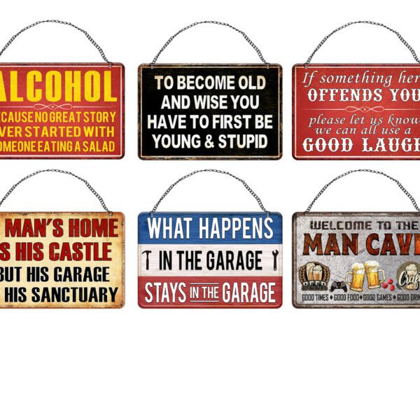 PLÅTSKYLT 30x20CM 6SO