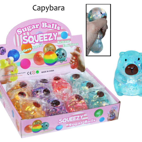 SQUEEZE SUGAR CAPYBARA 5x7CM 4SOF