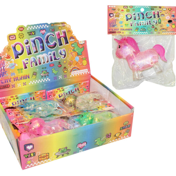 SQUEEZE SUGAR UNICORN 9x8CM 4SOF