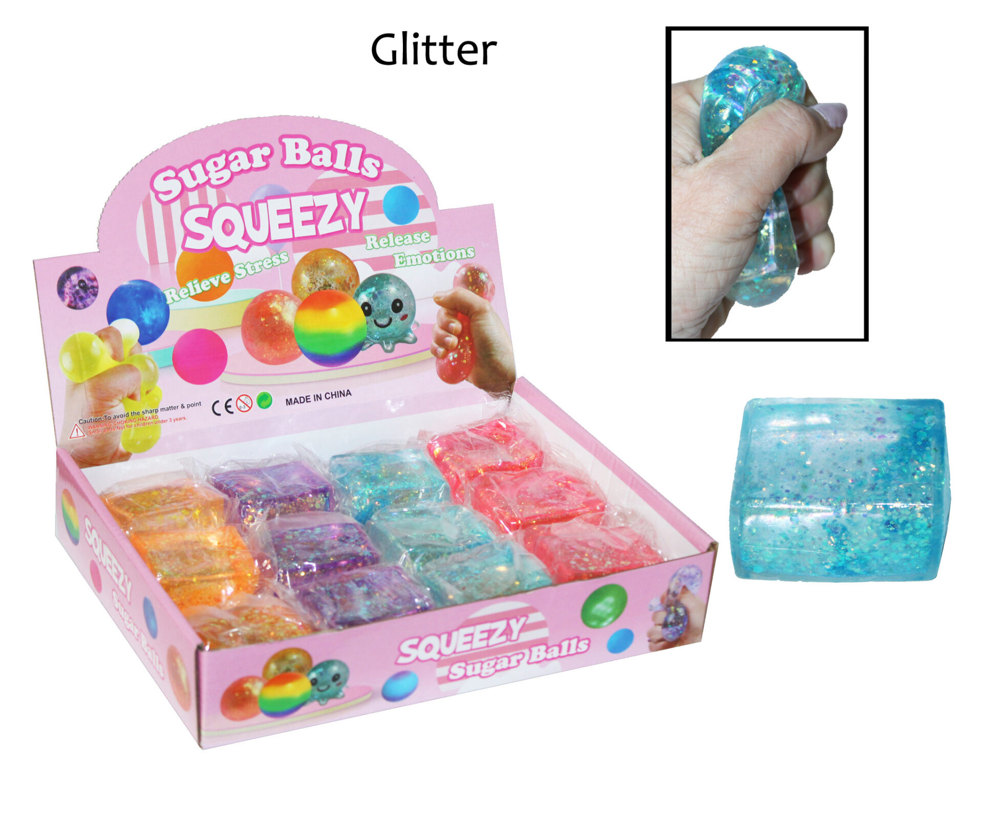 16877 SQUEEZE SUGAR CUBE 4x5CM 4SOF - Bild 1