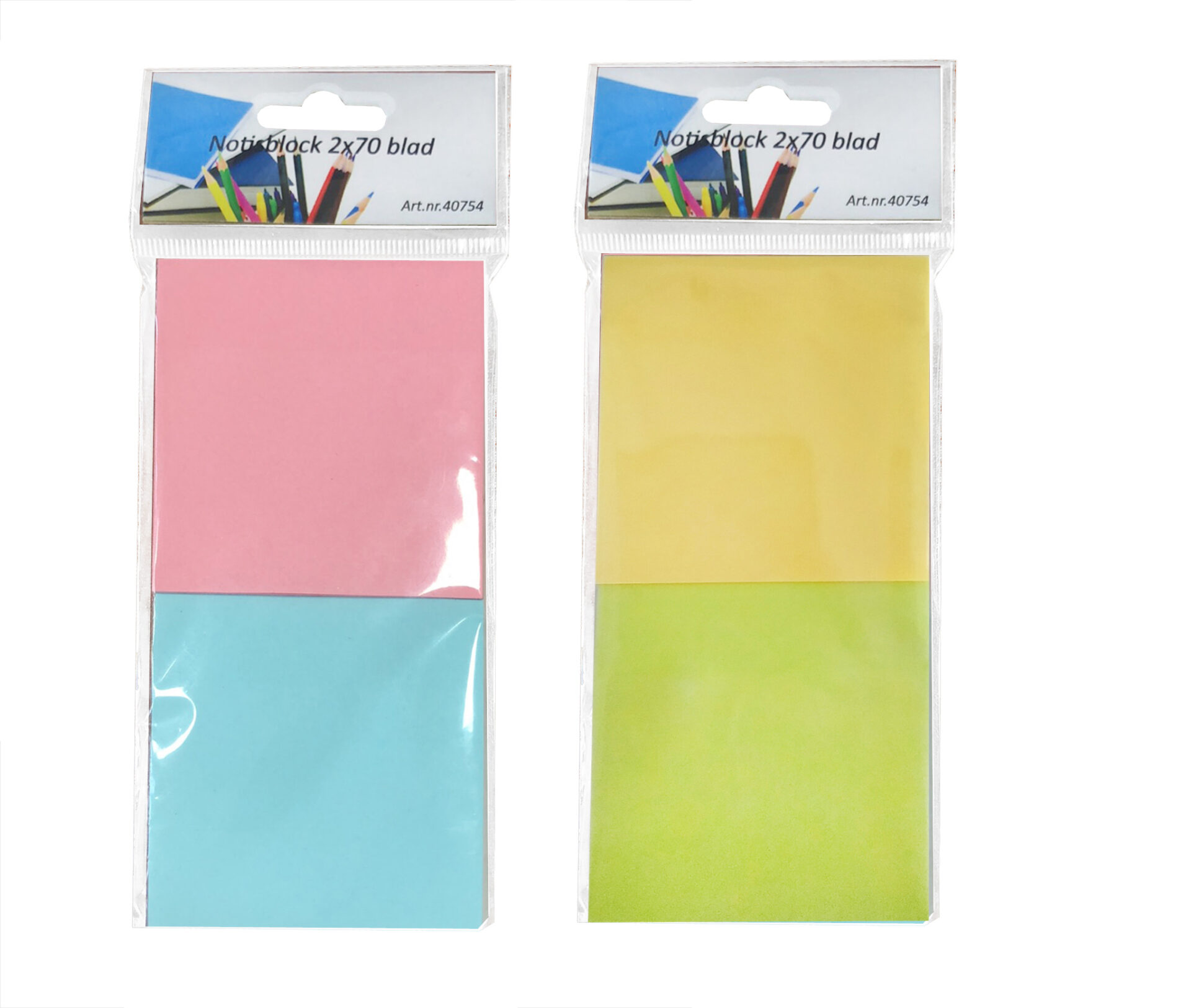 40751X POST-IT SET 7,6CM 70-SID 2/SET - Bild 1
