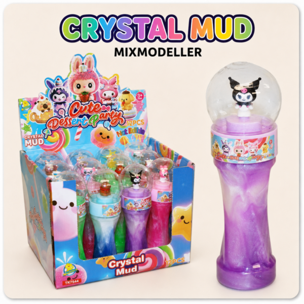 CRYSTAL MUD 6x6x19,5CM 4FG
