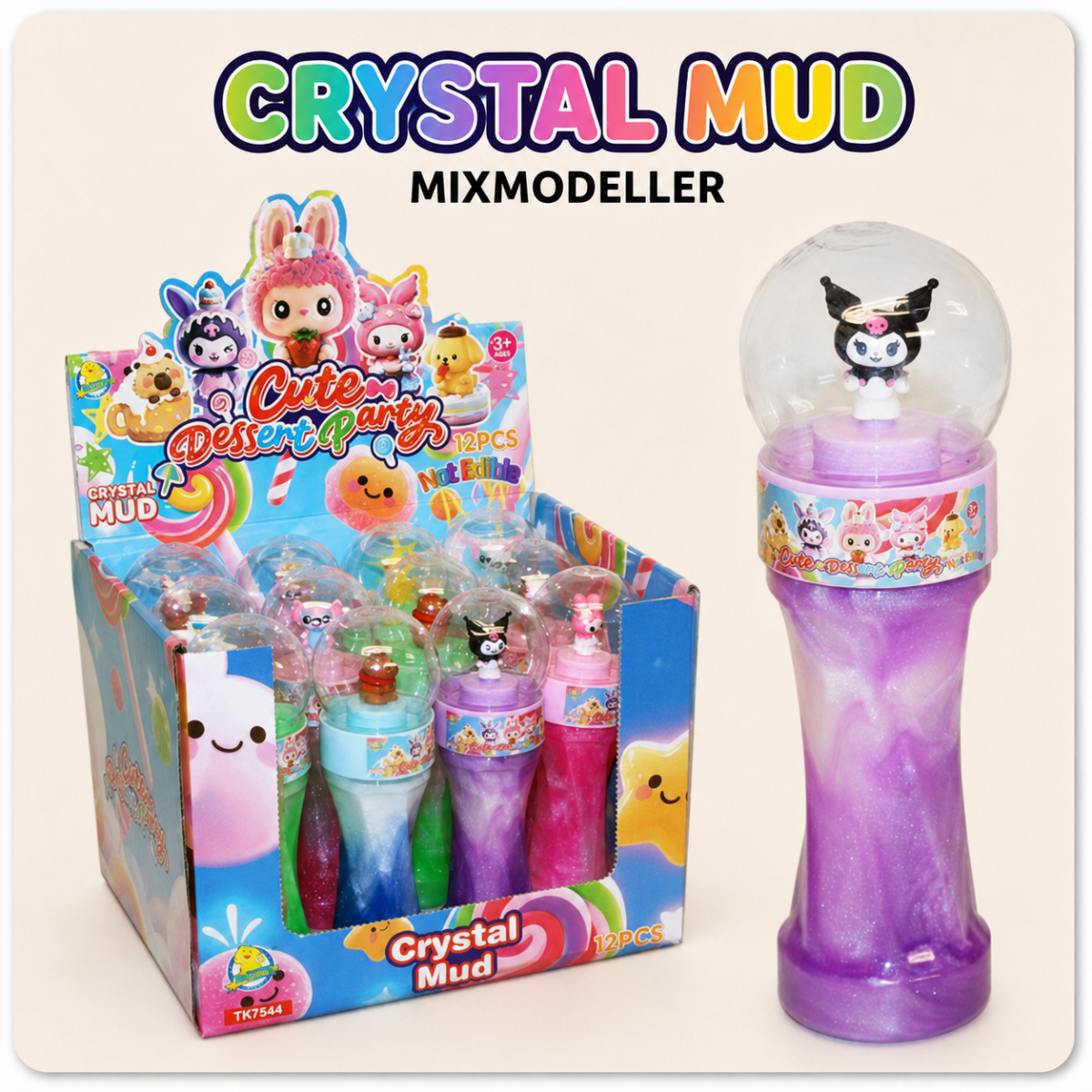 ac9b9be3-93b5-4f19-8596-9afc67ac1a32 CRYSTAL MUD 6x6x19,5CM 4FG - Bild 1