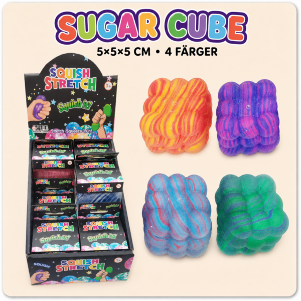 SQUEEZE SUGAR CUBE 5x5x5CM