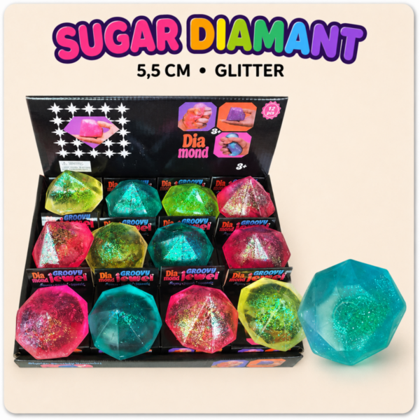 SQUEEZE SUGAR DIAMOND 5,5CM
