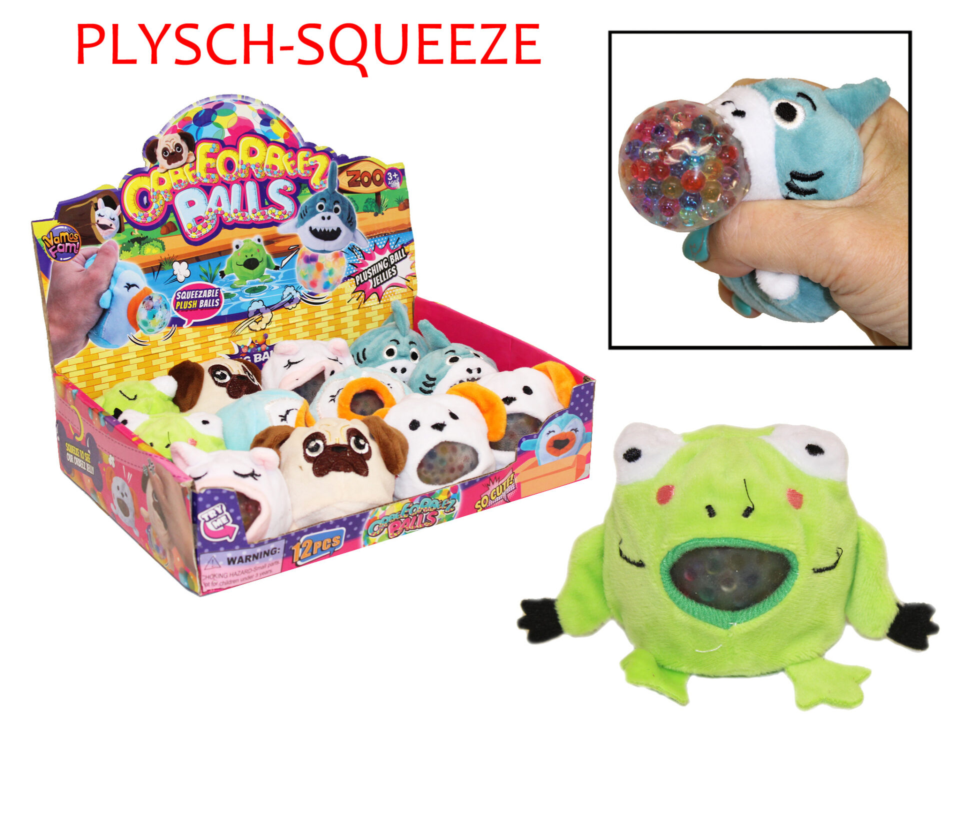 12410 SQUEEZE BOLL M PLYSCHTÄCKE 6SO - Bild 1