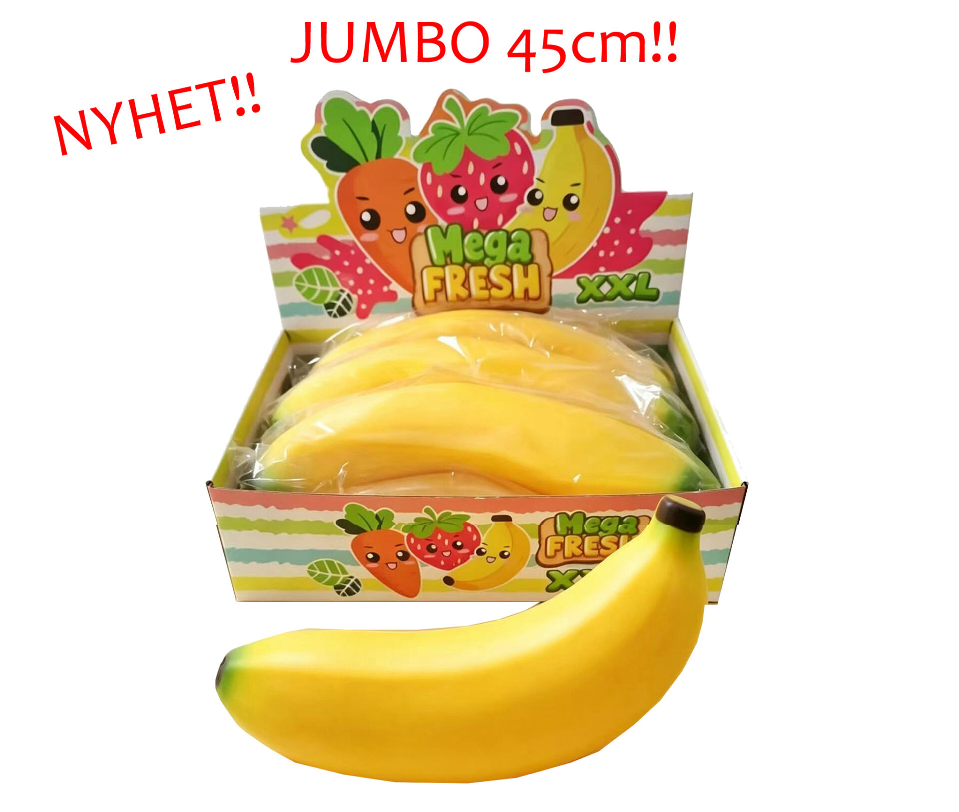 16837 SQUEEZE BANAN 45CM - Bild 1