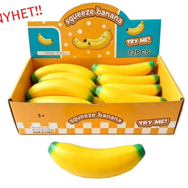 SQUEEZE BANAN 18CM